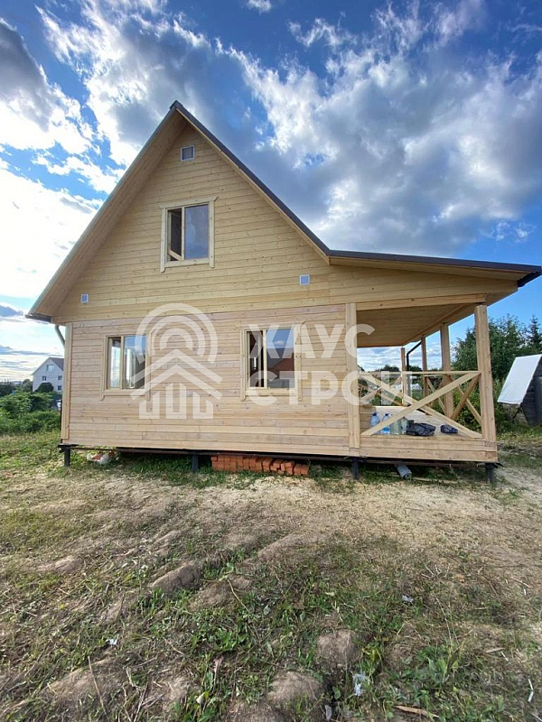 Баня из бруса 6х8 Рахма в Дедешино - Фото 1